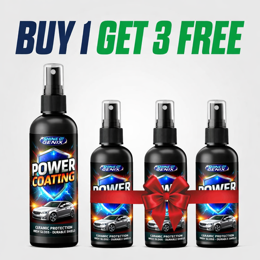Power Coating For Long-Lasting Shine (BUY 1 GET 3) Scratches & Swirls, Faded Paint, Deep Shine